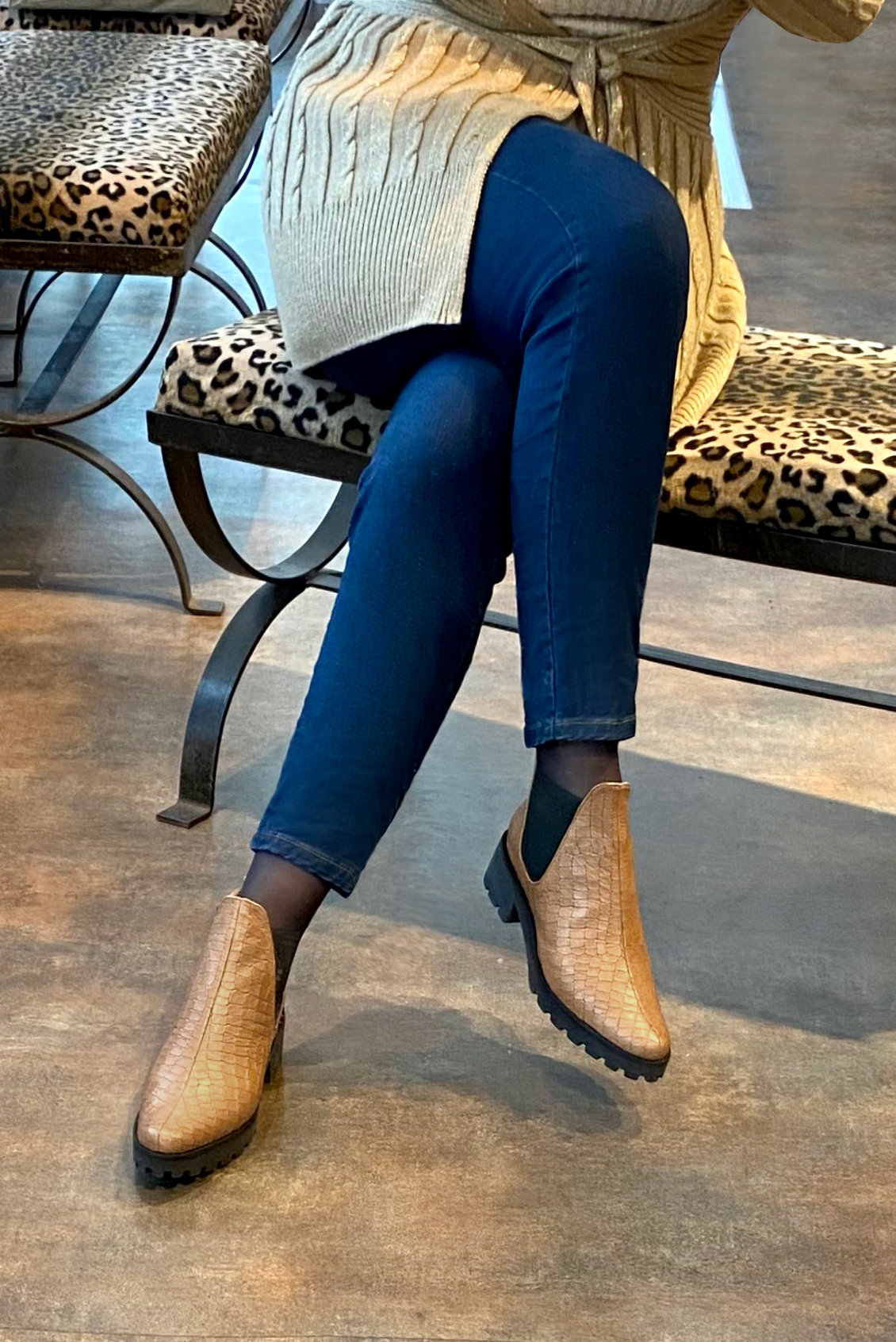 Camel Bottines Femme Bout Rond Bottines Femme Avec Des élastiques